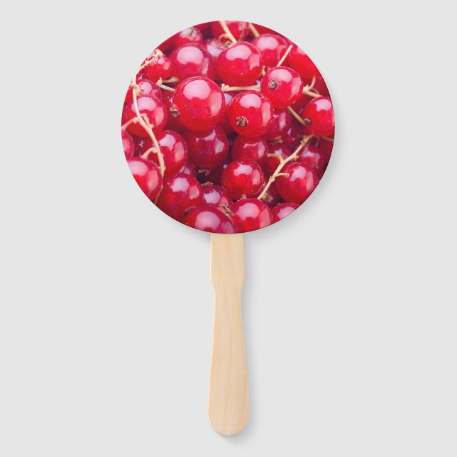 Red Currant Hand Fan (Front)