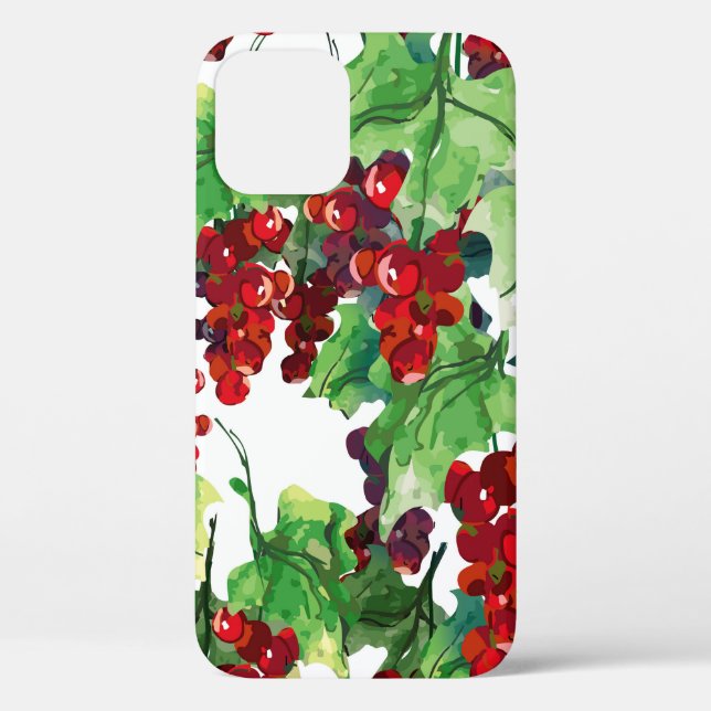 Red Currant Seamless Pattern Case-Mate iPhone Case (Back)