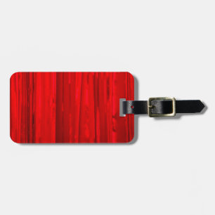 Red Curtain Luggage Tag