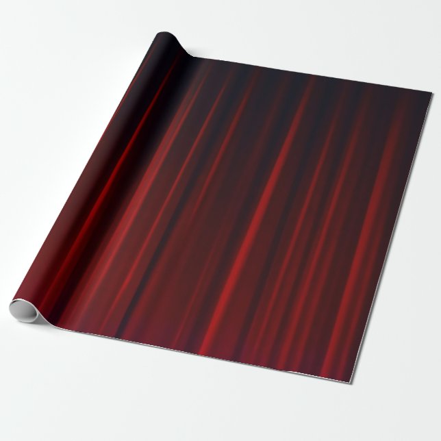Red curtain wrapping paper (Unrolled)