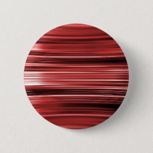 Red curved stripes 6 cm round badge