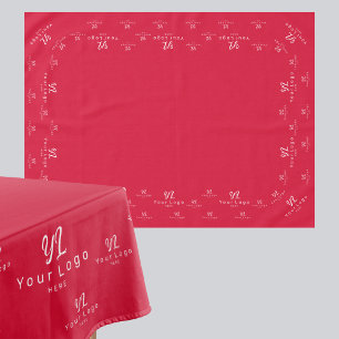 Red Custom Business Logo Trade show Display Tabl Tablecloth