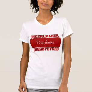 Red Custom Cheerleader T-shirt