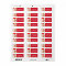 Red Custom Christmas Photo Return Address