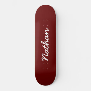 Red Customisable Skateboard