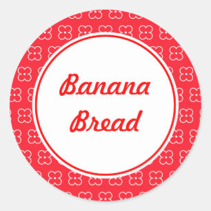 Red Customised Kitchen Stickers