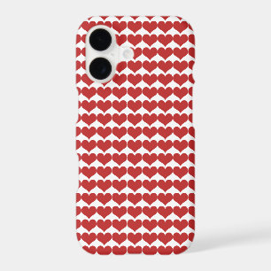 Red Cute Hearts Pattern BT iPhone 7 Plus Case