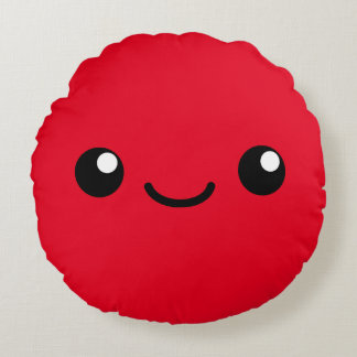Red cutie round cushion