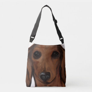 RED DACHSHUND         CROSSBODY BAG