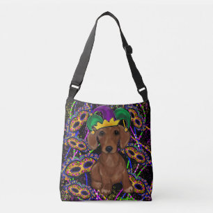 Red Dachshund Crossbody Bag