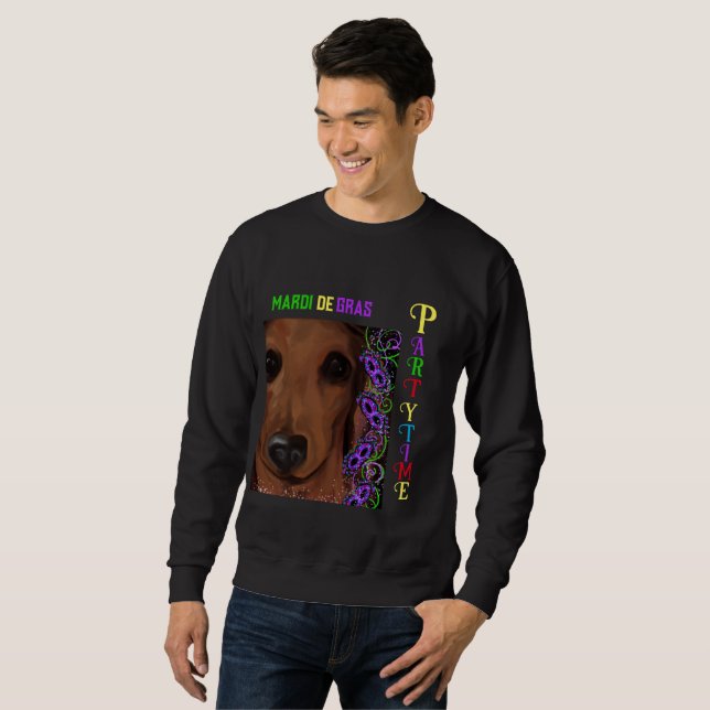 Red Dachshund      Sweatshirt (Front Full)