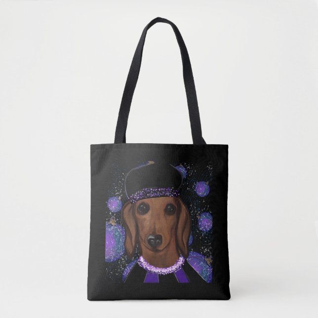 Red Dachshund         Tote Bag (Front)