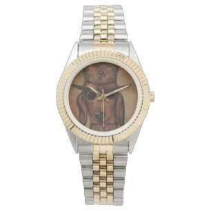 RED DACHSHUND WATCH