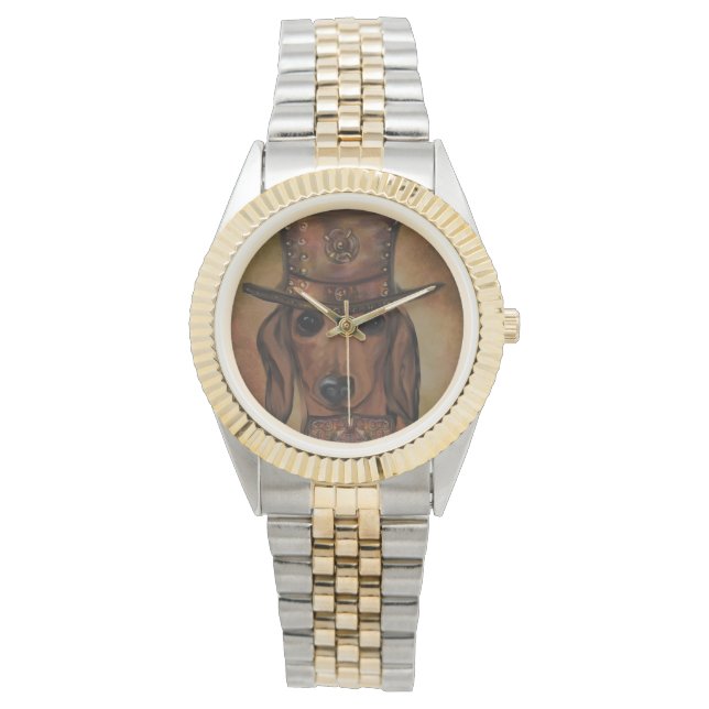 RED DACHSHUND  WATCH (Front)