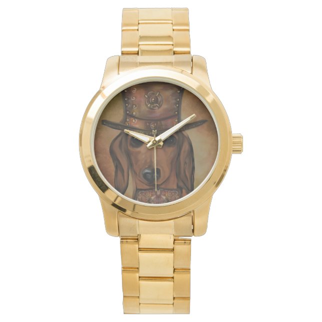 RED DACHSHUND  WATCH (Front)