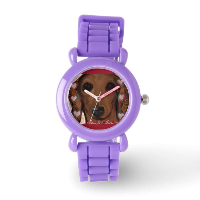 Red Dachshund   Watch (Front)