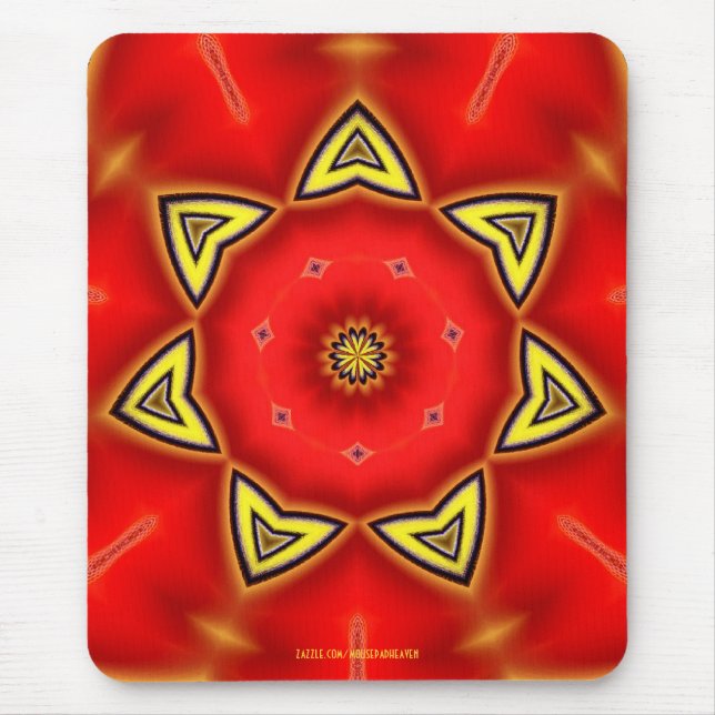 Red Daffodil Mousepad (Front)