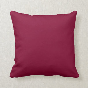 Red Dahlia Brick Maroon Burgundy 2015 Colour Trend Cushion