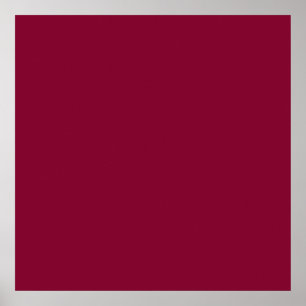 Red Dahlia Brick Maroon Burgundy 2015 Colour Trend Poster