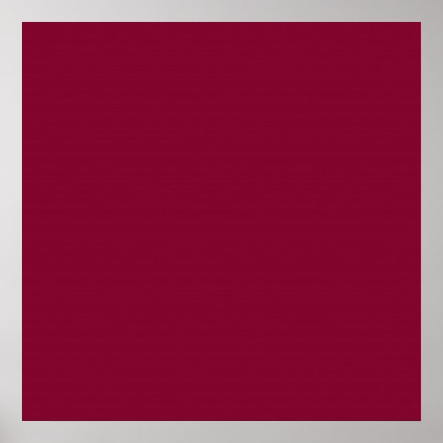 Red Dahlia Brick Maroon Burgundy 2015 Colour Trend Poster (Front)