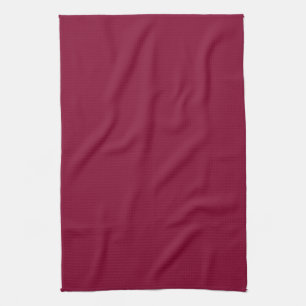 Red Dahlia Brick Maroon Burgundy 2015 Colour Trend Tea Towel