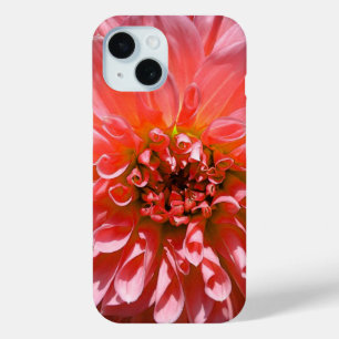 Red Dahlia Flower iPhone 15 Case