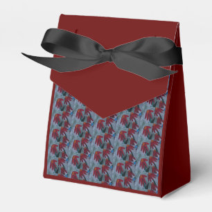 Red Daisies Favour Box