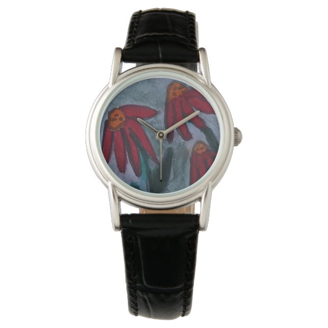 Red Daisies Watch (Front)