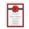 Red Daisy Black Polka Dots Bridal Shower