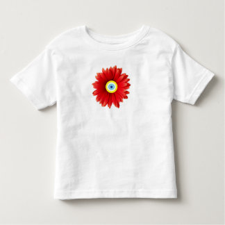 RED DAISY EVIL EYE LUCKY EYE FLOWER TODDLER T-Shirt