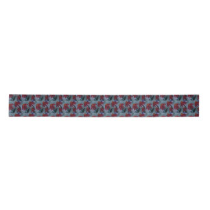 Red Daisy Satin Ribbon