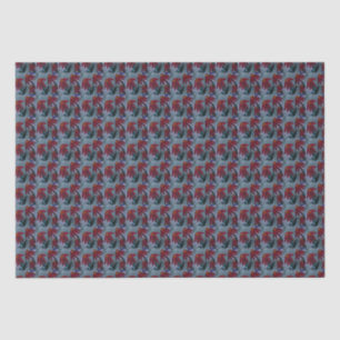 Red Daisy Tissue Paper