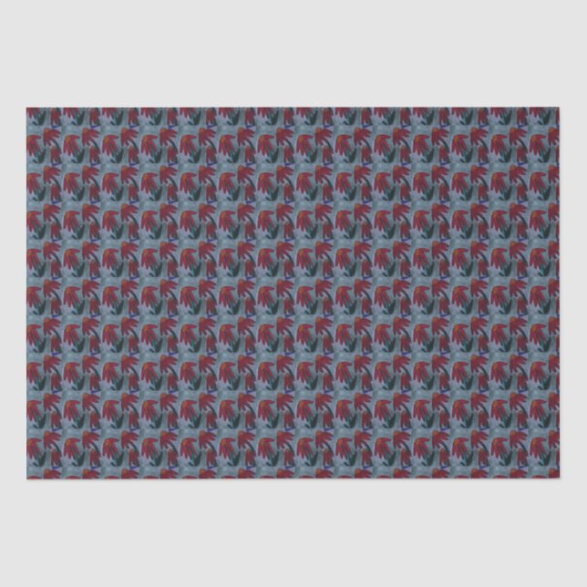 Red Daisy  Tissue Paper (Front)