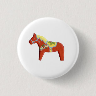 Red Dala Horse # 8 pin