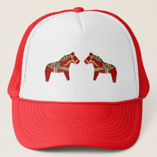 Red Dala Horse Hat