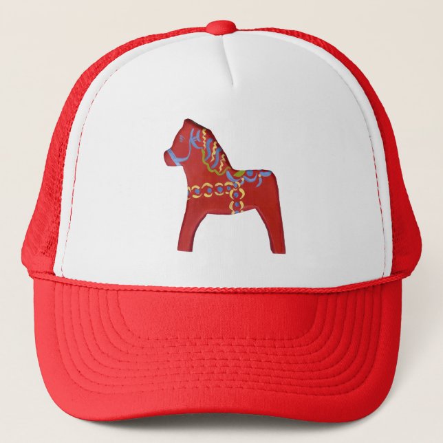 Red Dala Horse Hat (Front)