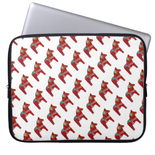 Red Dala Horse Laptop Case