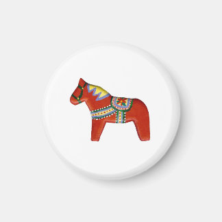 Red Dala magnet