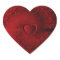 Red damask heart