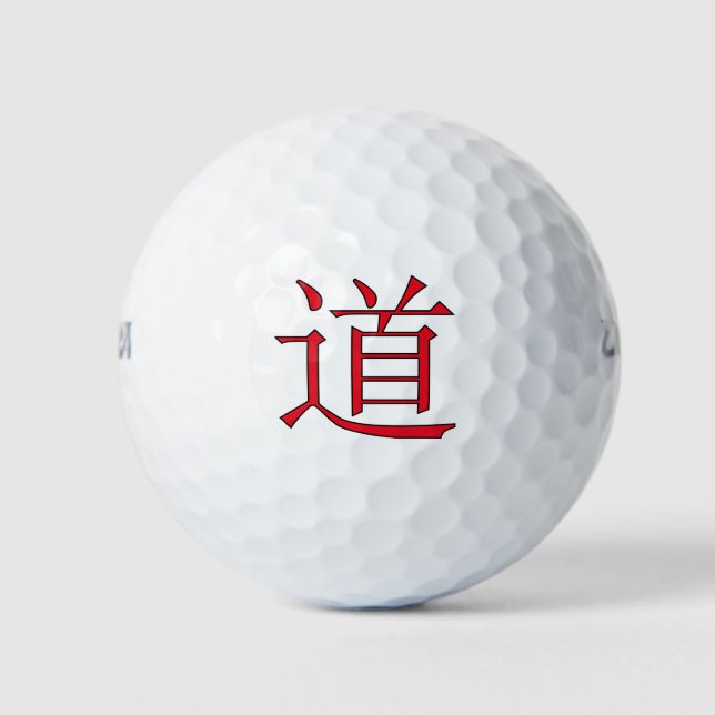 red dao symbol golf balls (Front)