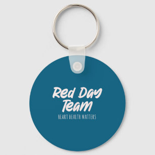 Red Day Team Heart Health Key Ring