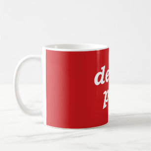red   dearg Scottish Gaelic (Gàidhlig) translation Coffee Mug