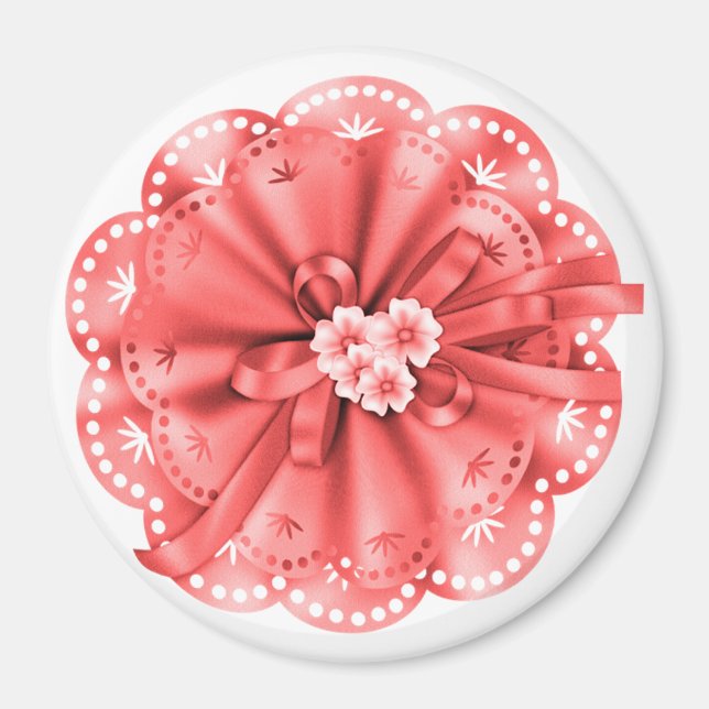 Red Decoration Magnet (Front)