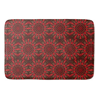 Red Decorative Bath Mat