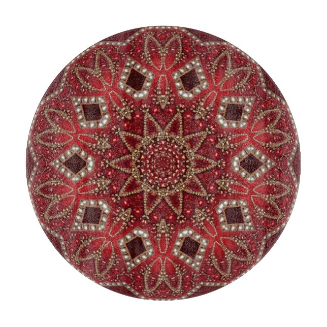 Red Decorative Cutting Board (Front)