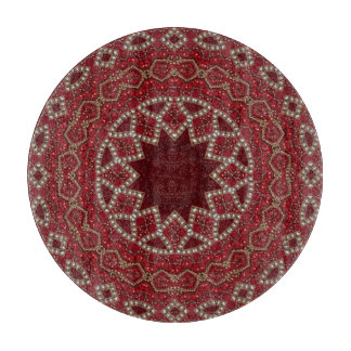 Red Decorative Cutting Board