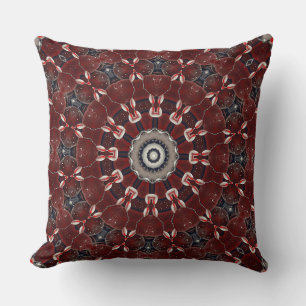 Red Decorative Throw Pillow
