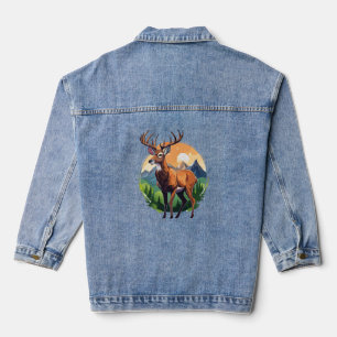 Red Deer Denim Jacket