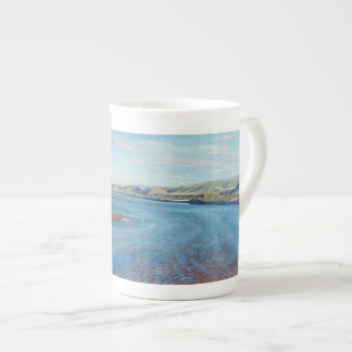 Red Deer Sandbars - bone china mug