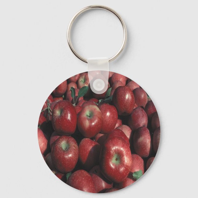 Red Delicious Apple Crop Key Ring (Front)